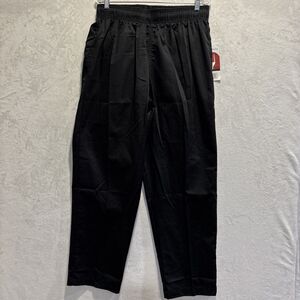 Chef Works Men's Essential Baggy Pants Trouser Restaurant Black Size Large NWT